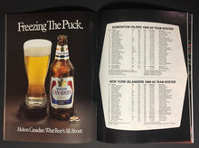 Load image into Gallery viewer, 1989 Northlands Coliseum NHL Hockey Program Edmonton Oilers v New York Islanders