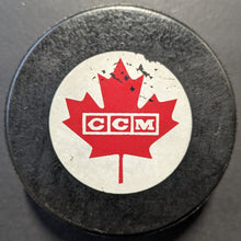 Load image into Gallery viewer, 1976 Canada Cup Game Used Puck CCM International Ice Hockey Tournament