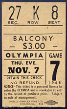 Load image into Gallery viewer, 1968 Detroit Olympia NHL Hockey Program Wings Gordie Howe Milestone 1600th Point