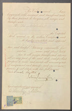 Load image into Gallery viewer, 1921 Sir Montagu Allan Signed Share Certificate Doner Of Hockey's Allan Cup