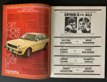 Load image into Gallery viewer, 1978 Muhammad Ali vs Leon Spinks Heavyweight Title Boxing Fight Program