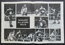 Load image into Gallery viewer, 1974 Boston Garden Final Game WHA Program New England Whalers - Houston Aeros