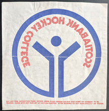 Load image into Gallery viewer, 1970s Scotiabank Hockey College 3 Unused Stickers+T Shirt Transfer+Vintage Ad