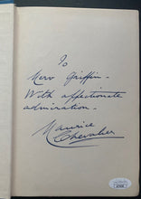 Load image into Gallery viewer, Maurice Chevalier I Remember It Well Hardcover Book Autographed JSA Celebrity