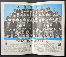 Load image into Gallery viewer, 1967/68 Toronto Maple Leafs Official Fact Book NHL Hockey Media Guide Beliveau
