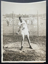 Load image into Gallery viewer, 1924 Paris Summer Olympics Fred Tootell Type 1 Photo Hammer Throw Gold Medal
