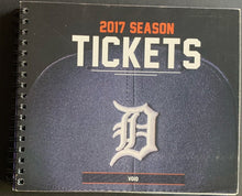 Load image into Gallery viewer, 2017 Detroit Tigers Proof Season Ticket Book MLB Baseball Comerica Park Cabrera