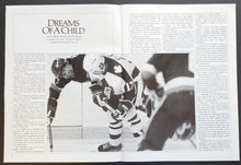 Load image into Gallery viewer, 1986 Maple Leaf Gardens Playoffs Program Toronto Leafs vs Blues Wendel Clark NHL