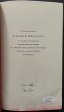 Load image into Gallery viewer, Yoko Ono Signed Book Skywriting by Word of Mouth Deluxe Ltd Ed Autographed JSA