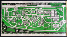 Load image into Gallery viewer, 1956 Canadian National Exhibition Program With Foldout Map Historical CNE