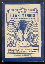 Load image into Gallery viewer, 1930s The Sports Trader Series Booklet Lawn Tennis Complete Vintage