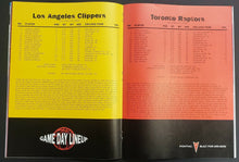 Load image into Gallery viewer, 1999 Air Canada Centre NBA Program Toronto Raptors vs Los Angeles Clippers