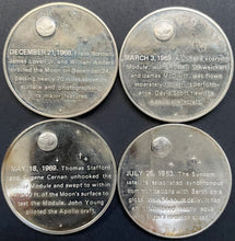 Load image into Gallery viewer, America In Space First Edition Franklin Mint Issued 24 Coin Sterling Silver Set