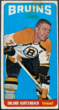 Load image into Gallery viewer, 1964-65 Vintage Boston Bruins Orland Kurtenbach Topps Tallboy NHL Hockey Card