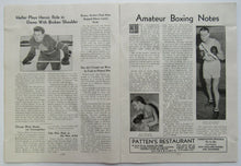 Load image into Gallery viewer, 1936 Boston Gardens NHL Hockey Program Boston Bruins vs Chicago Blackhawks