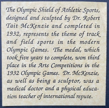 Load image into Gallery viewer, 1993 Canadian Olympic Association Medal Presented to IOC Member James Worrall