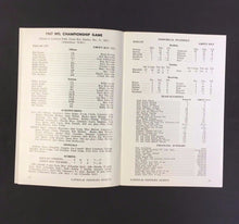 Load image into Gallery viewer, 1968 NFL Championship Game Media Guide Colts Beat Browns Football Vintage