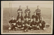 Load image into Gallery viewer, 1905 Birkland Swifts Football Club Edwinstowe Team Photograph Postcard Soccer