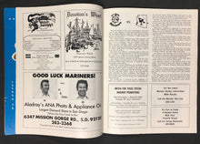 Load image into Gallery viewer, 1975-1976 WHA Hockey Program San Diego Mariners vs Phoenix Roadrunners Vintage