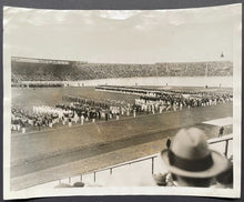 Load image into Gallery viewer, 1928 Amsterdam Summer Olympics Opening Ceremonies Type 1 Photo LOA Historical