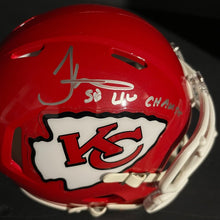 Load image into Gallery viewer, Tyreek Hill Kansas City Chiefs Autographed Super Bowl LIV Signed Mini-Helmet