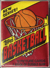 Load image into Gallery viewer, 1981 Topps Basketball Unopened Factory Sealed Wax Pack NBA Cards PSA NM-MT 8