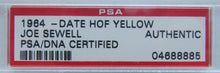 Load image into Gallery viewer, MLB Baseball Hall Of Famer Joe Sewell Autographed HOF Plaque Postcard PSA