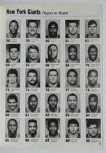 Load image into Gallery viewer, 1989 NFL Program NY Giants vs NY Jets HOF Inductees Bradshaw Blount Wood Shell