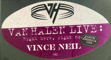 Load image into Gallery viewer, 1993 Van Halen Backstage Pass Right Here Right Now Tour Vintage Music isert NM 7