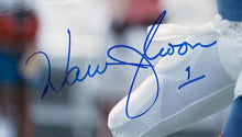 Load image into Gallery viewer, Warren Moon Autographed Football Photo Houston Oilers Signed JSA NFL Holo