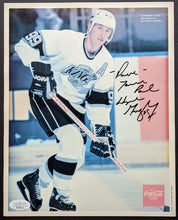 Load image into Gallery viewer, Wayne Gretzky Autographed Signed Coca Cola Promo NHL Hockey Photo JSA COA
