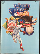 Load image into Gallery viewer, 1981 World Series Baseball Program Game 1 New York Yankees Los Angeles Dodgers