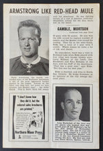 Load image into Gallery viewer, 1966 Maple Leaf Gardens AHL Program Rochester Americans v Quebec Aces Don Cherry