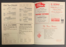 Load image into Gallery viewer, 1964 Vintage Original MLB Baseball Detroit Tigers Official Season Yearbook