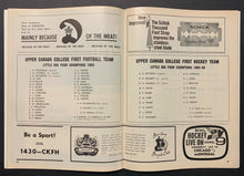Load image into Gallery viewer, 1966 Maple Leaf Gardens Upper Canada College Hockey Night Program Bill Hewitt