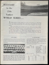 Load image into Gallery viewer, 1960 New York Yankees v Pittsburgh Pirates MLB World Series Baseball Program Vtg