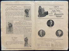 Load image into Gallery viewer, 1929-30 NHL Playoff Program New York Rangers Ottawa Senators Newsy Lalonde