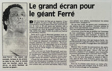 Load image into Gallery viewer, 1987 Andre the Giant WWF Wrestlemania III Original Publicity Photo La Presse