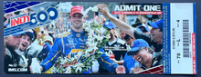 Load image into Gallery viewer, 2017 Indy 500 Full Ticket Indianapolis Motor Speedway Alexander Rossi IndyCar