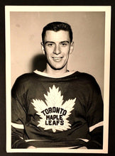Load image into Gallery viewer, 1958 Toronto Maple Leafs Marc Reaume Turofsky Photo Vintage Hockey NHL