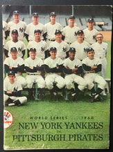 Load image into Gallery viewer, 1960 World Series Baseball Program New York Yankees Pittsburgh Pirates Game 4