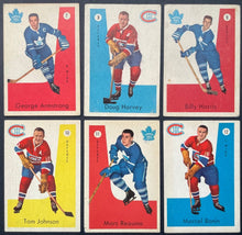 Load image into Gallery viewer, 1959-60 Parkhurst Hockey Cards Full Set NHL Punch Imlach Carl Brewer Vintage HOF