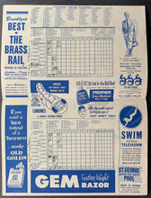 Load image into Gallery viewer, 1952 Ebbets Field Brooklyn Dodgers Vintage MLB Baseball Program Jackie Robinson