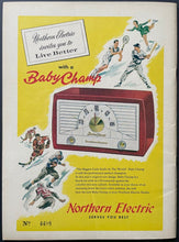 Load image into Gallery viewer, 1954 CFL Football Program Winnipeg Blue Bombers vs Toronto Argonauts Vintage