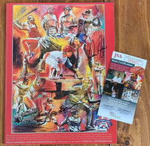 Load image into Gallery viewer, 1995 Texas Rangers All Star Program Signed Cover Nolan Ryan + Gene Locklear JSA