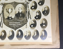 Load image into Gallery viewer, 1911 New Edinburgh Football Club Team Cabinet Photo City Champion Rugby Photo
