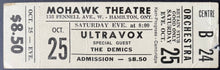 Load image into Gallery viewer, 1980 Full Concert Ticket Ultravox + The Demics Mohawk College Hamilton