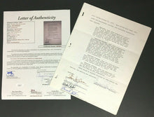 Load image into Gallery viewer, Steve McQueen Signed Contract Vtg Rare Authentic Autograph Solar Productions JSA