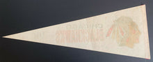 Load image into Gallery viewer, 1981-82 Chicago Blackhawks Full Size Hockey Pennant Autographed x2 Marsh + Kerr