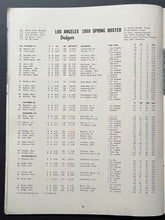 Load image into Gallery viewer, 1959 Los Angeles Dodgers MLB Baseball Yearbook Vintage Publication